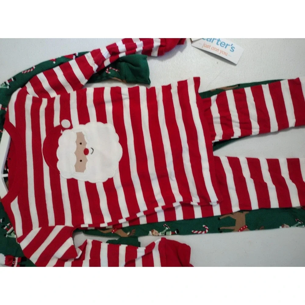 Carter's kids Santa‎ Claus pajama sets size 2t